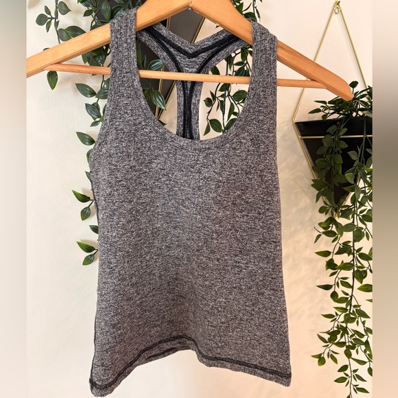 Lululemon Gray Racerback Tank Top - Picture 1 of 3